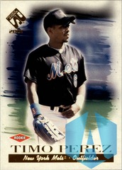 2001 Private Stock Gold Portraits #138 Timo Perez METS